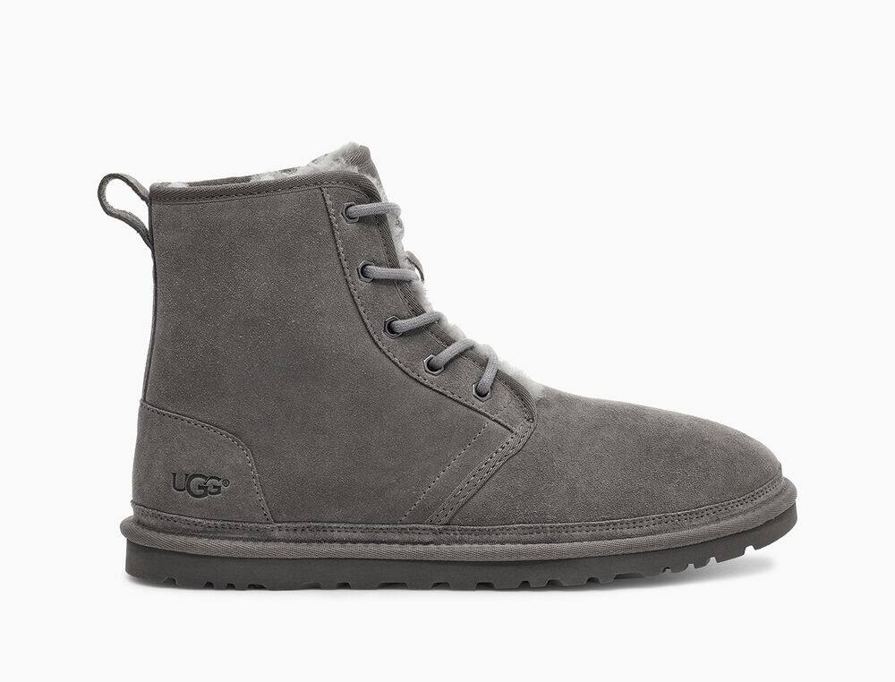 UGG Harkley Mens Boots Charcoal/ Deep Grey - AU 716WQ